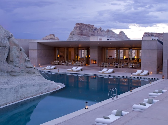 Prestigieux Hotel Amangiri situé dans l'Utah